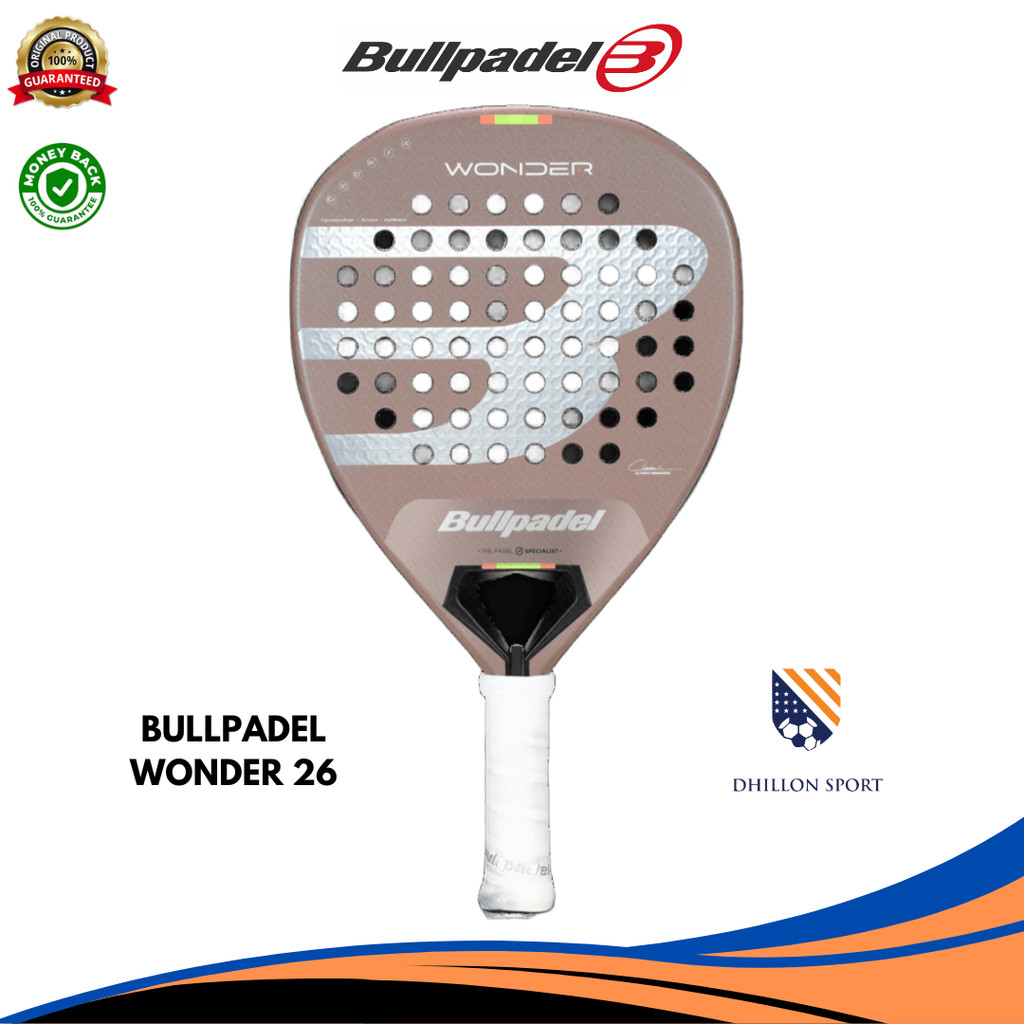Jual Padel Racket BULLPADEL Wonder 26 | Raket Padel Bullpadel | Shopee ...