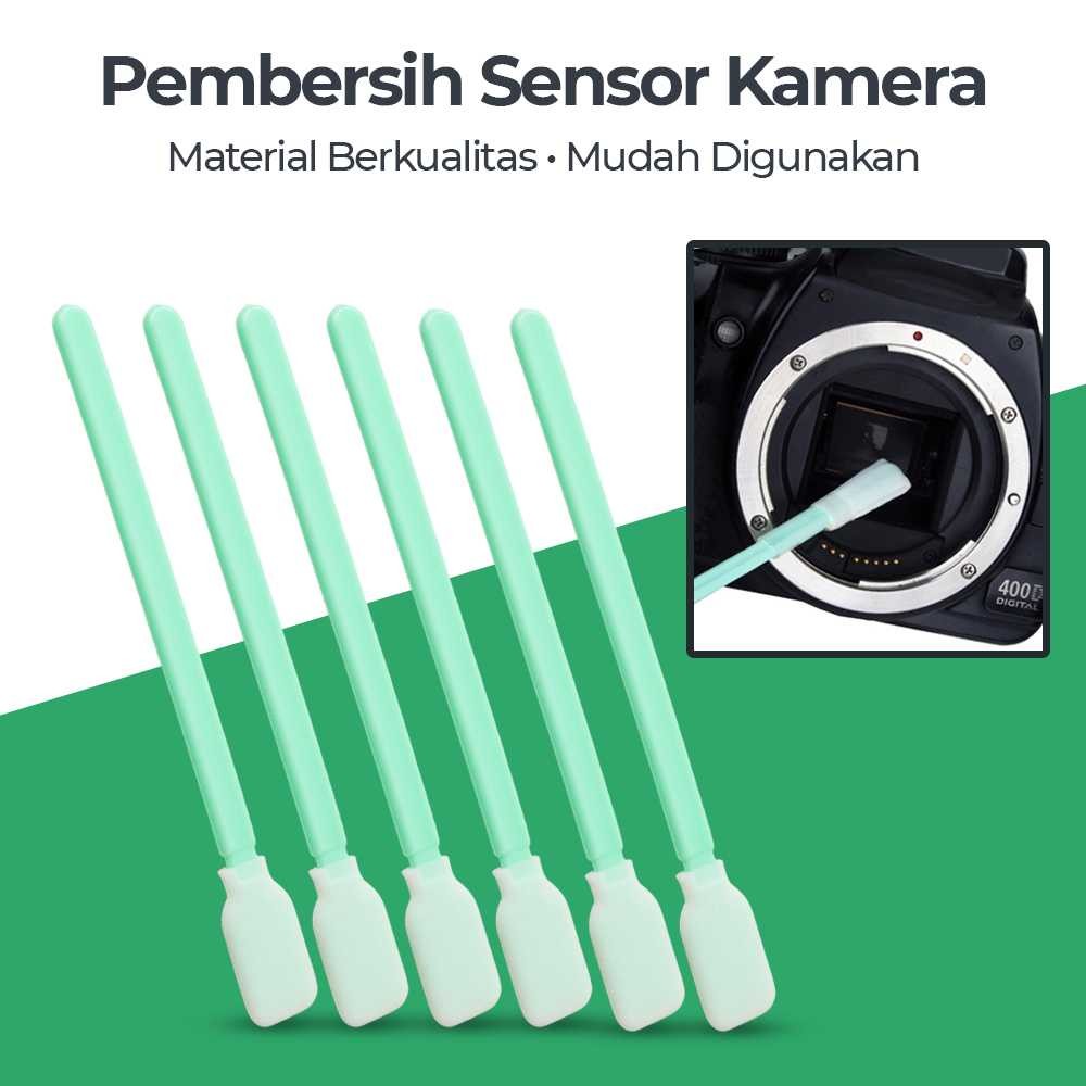 Jual Digap Pembersih Sensor CCD SWAB CMOS Lensa Kamera 6 PCS - CB-CCD01 ...