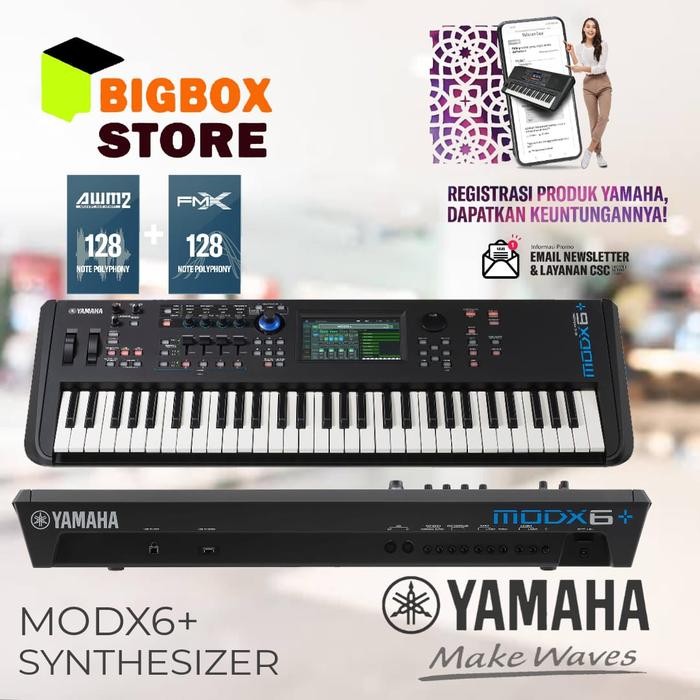 Jual Yamaha MODX 6+ / MODX6+ / MODX-6+ Synthesizer | Shopee Indonesia