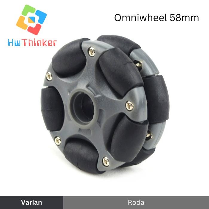 Jual Roda Robot Omniwheel 58 mm 14135 Omnidirectional Wheel Roda Bebas ...