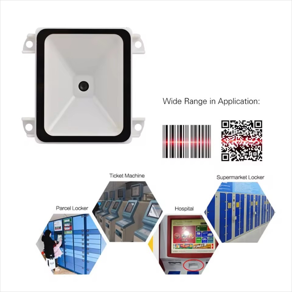 Jual EVAWGIB 2D Barcode Scanner QR Bar code Reader USB RS232 TTL Kiosk ...