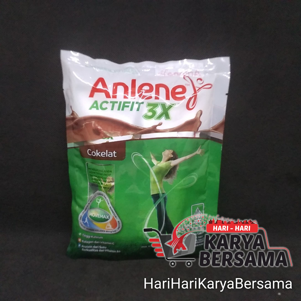 Jual SUSU BUBUK ANLENE ACTIFIT 3X RASA COKELAT STICK PACK 160GR ...