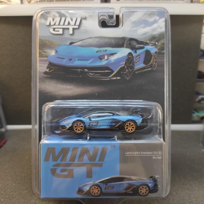 Jual Mini GT 784 Blister Lamborghini Aventador SVJ 63 Blu Aegir ...