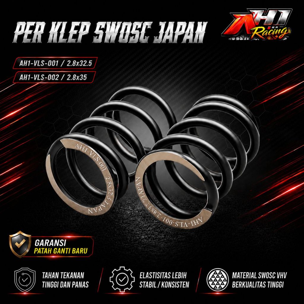 Jual Per Klep AH1 Racing Mio Supra Revo Blade Grand Nuovo Fino Mio J M3 ...