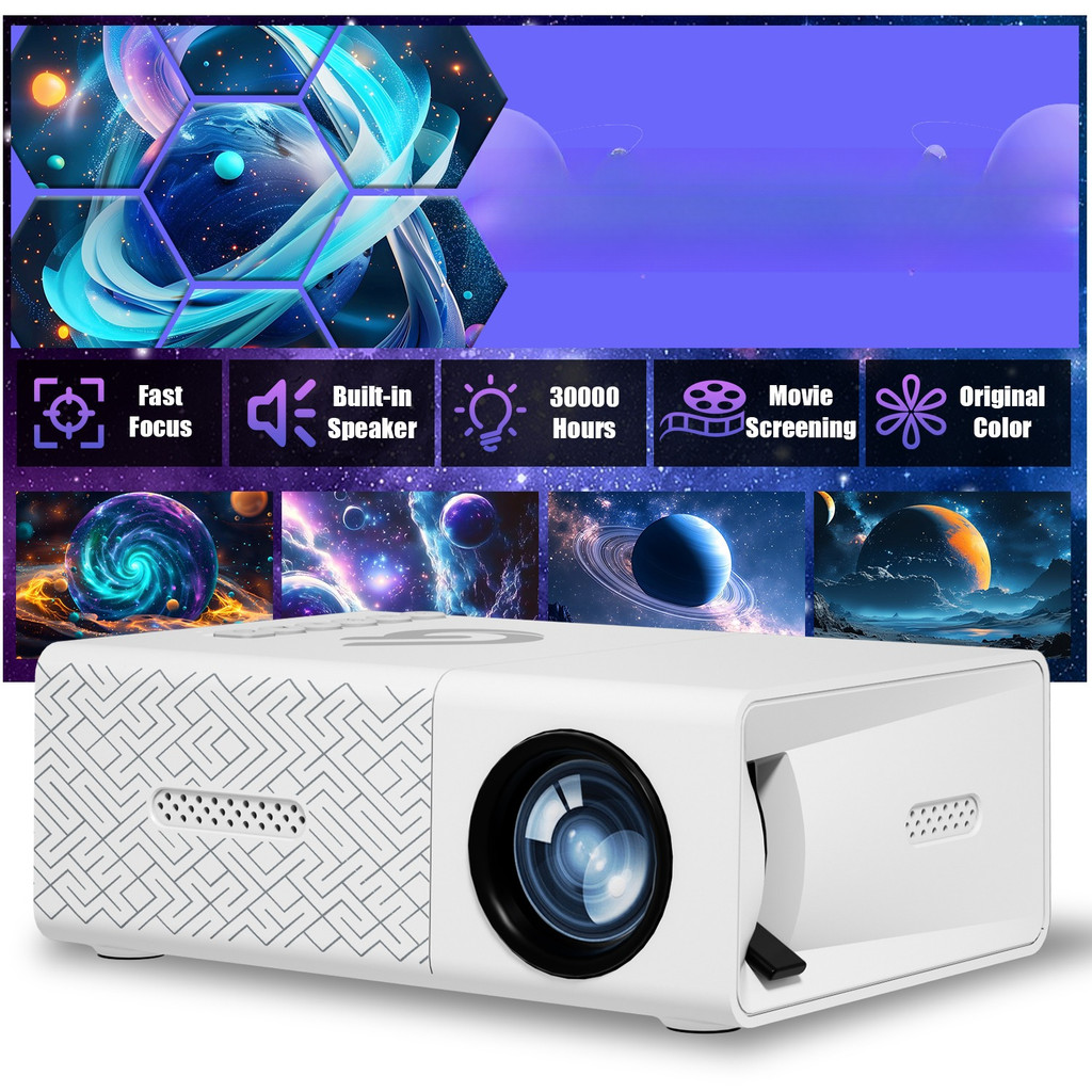 Jual Mini projector, HD projector, portable projector, compatible with ...