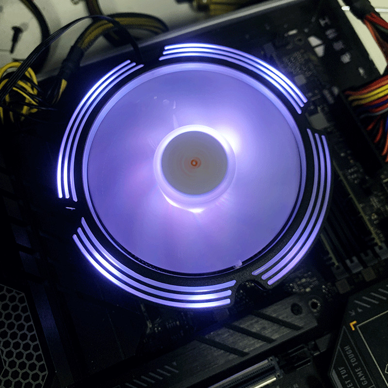 Jual ARGB CPU Cooler 4PIN PWM Low Profile 120MM X99 Processor Cooler ...