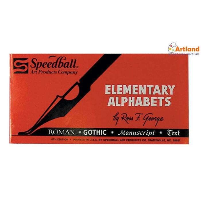 Jual Speedball Elementary Alphabets Book – Panduan Kaligrafi Dasar ...