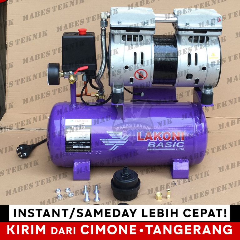 Jual LAKONI BASIC 9S 3/4HP / LAKONI BASIC 9 S 0,75 - KOMPRESOR ANGIN ...