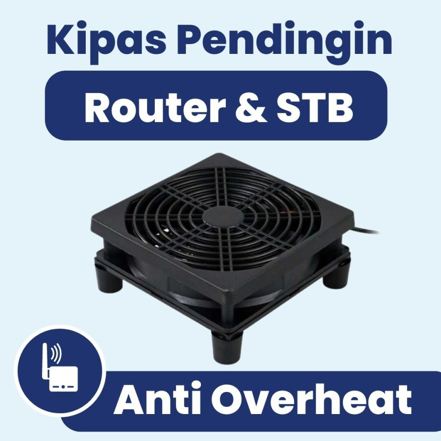 Jual Kipas Pendingin Router Modem Wifi STB USB Fan Cooler 12Cm 5V ...