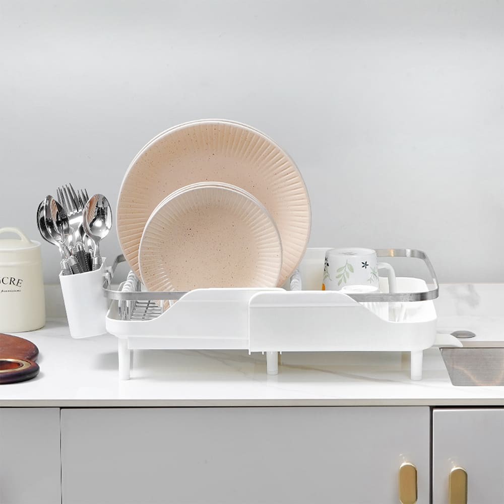 Jual Informa New Willard Rak Piring 1 Tingkat Extendable - Putih Dish ...