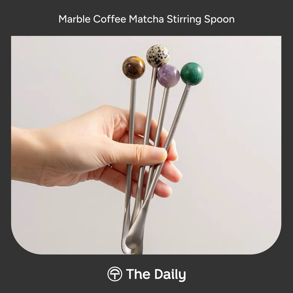 Jual Marble Coffee Matcha Stirring Spoon – Sendok Pengaduk Minuman Bar ...