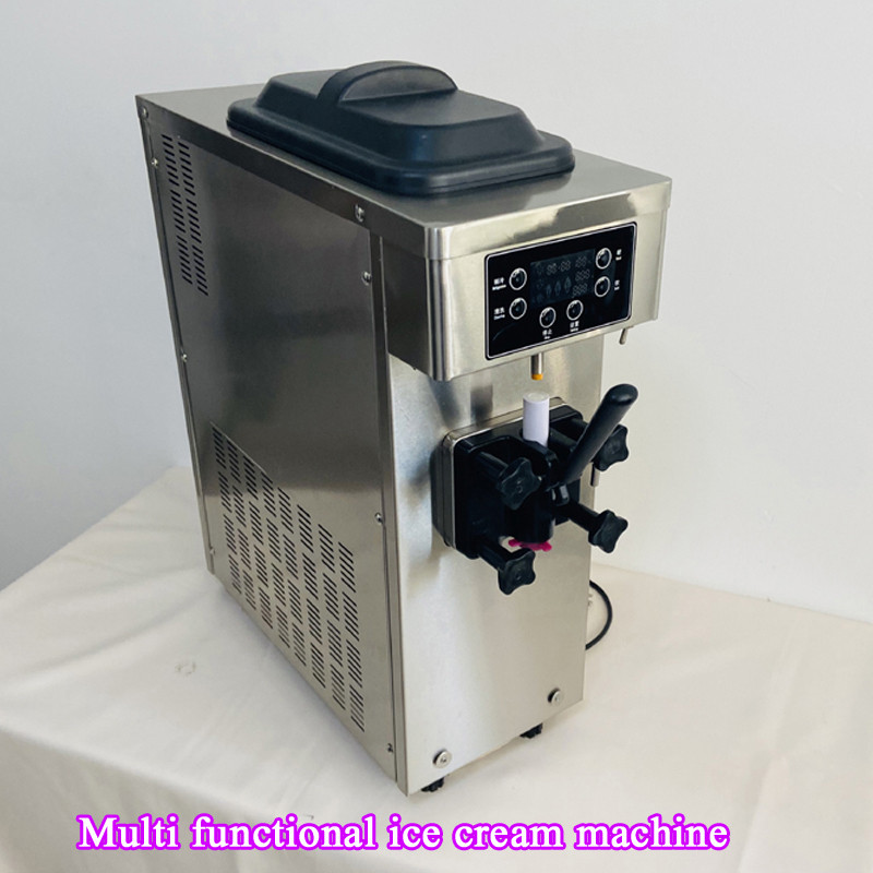 Jual Desktop Large Touch Screen Sundae Soft Ice Cream Machine Single ...