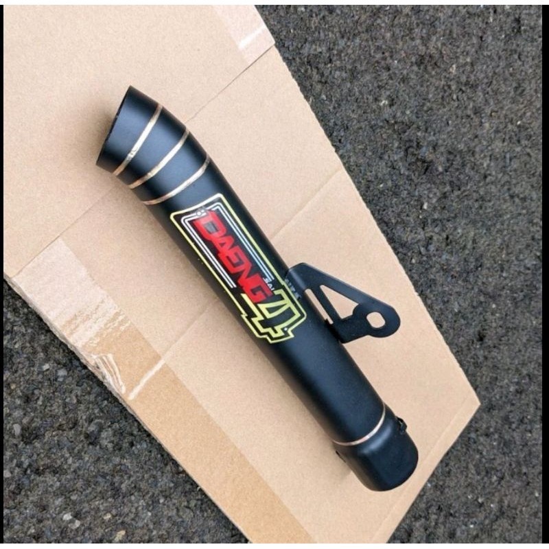 Jual Exhaust Daeng sai4 pipe Black doff Canister only inlet 51mm ...