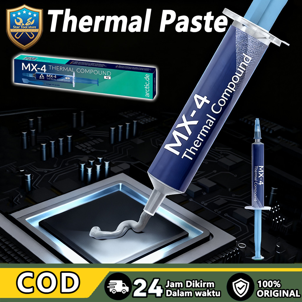 Jual Pasta Panas MX-4 4 gram - Thermal Paste Premium untuk Processor ...