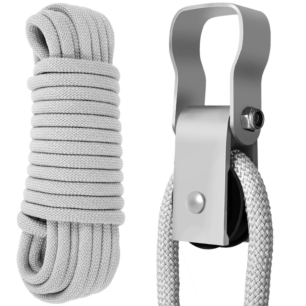 Jual Extension Ladder Pulley Kit 40Ft Telescopic Ladder Rope and Pulley ...