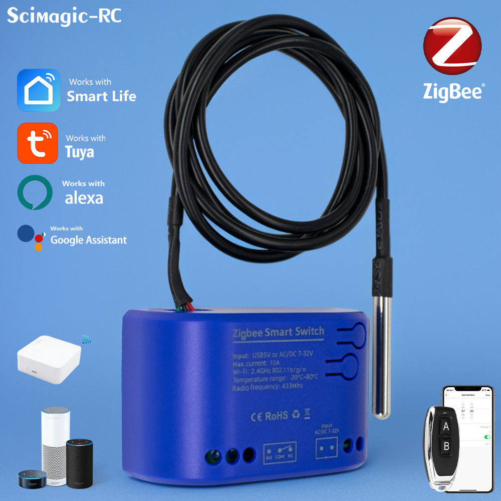 Jual Tuya Zigbee Temperature Sensor Swit Smart Temperature Swit with ...