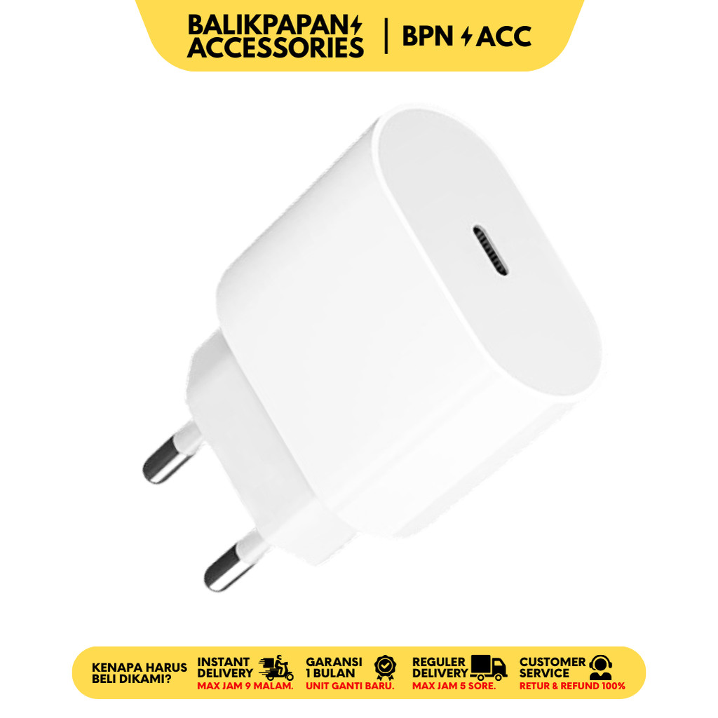 Adapter Charger iP USB-C 18W Power Adapter Fast Charging A1692 EU Plug