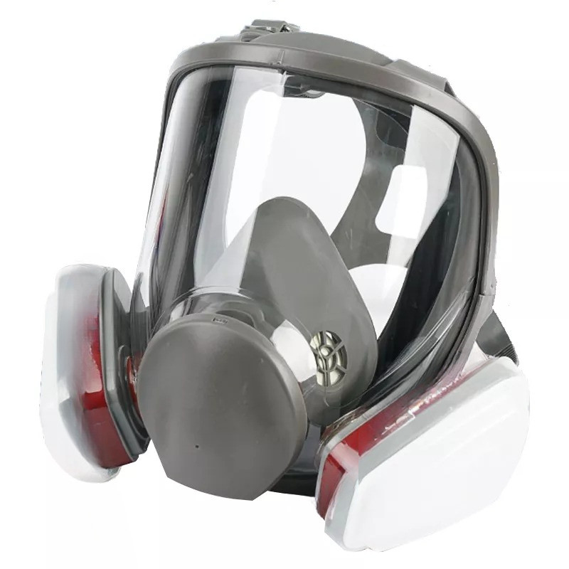Jual 6800 Full Face Respirator Organic Vapor Gas Safety Mask Filter ...