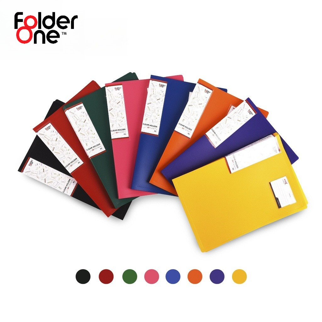 Jual Folder One Clear Holder / Map Display Album / Document Keeper 20 ...