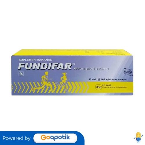Jual Fundifar Box Isi 100 Kaplet | Shopee Indonesia