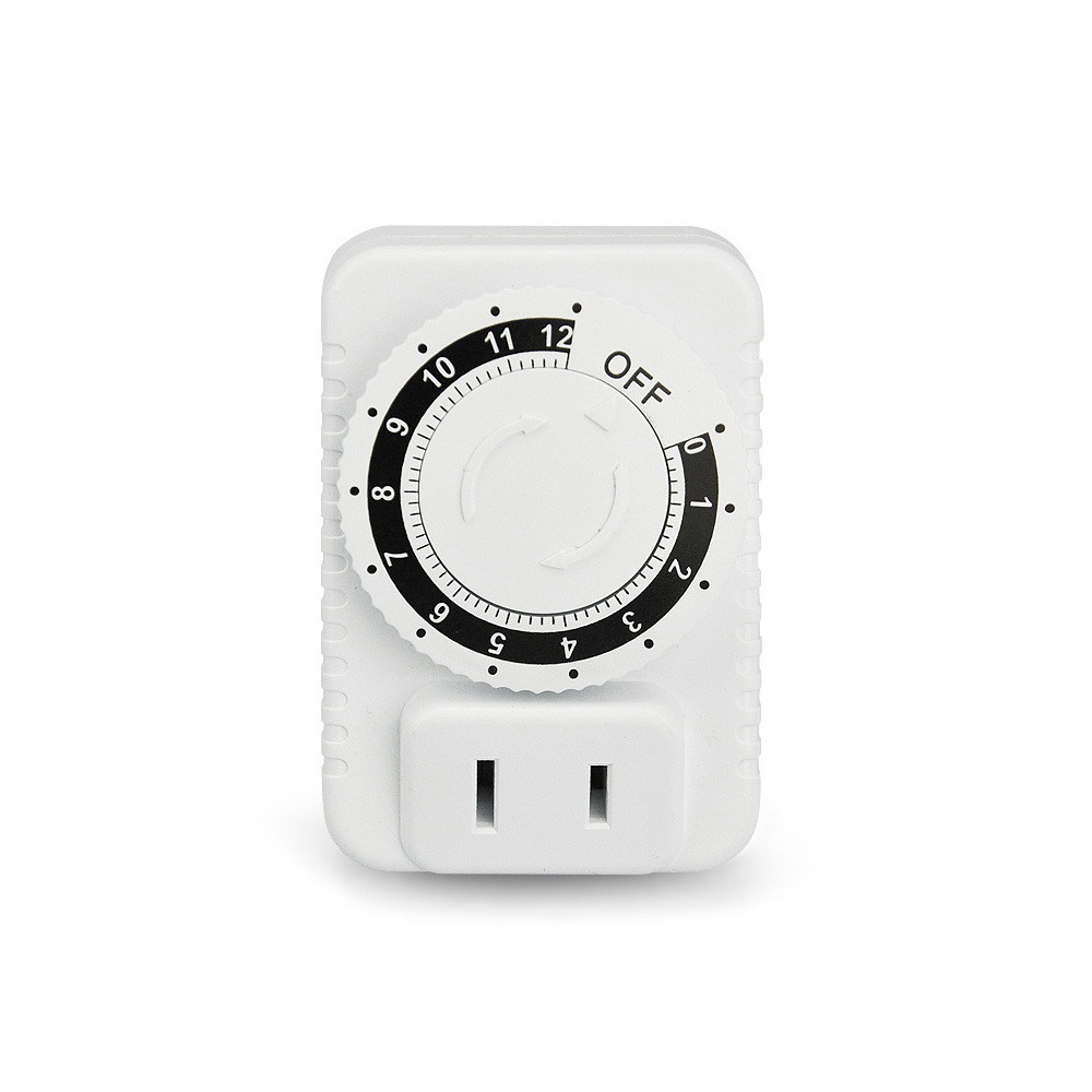 Jual AC 110V 12 Hours Mechanical Switch Timer Socket US Plug Countdown ...