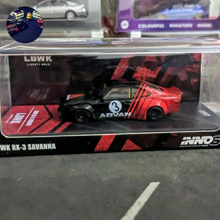 Jual Diecast Inno64 Mazda RX3 RX 3 Savanna Advan Livery Segel TKsb99 ...