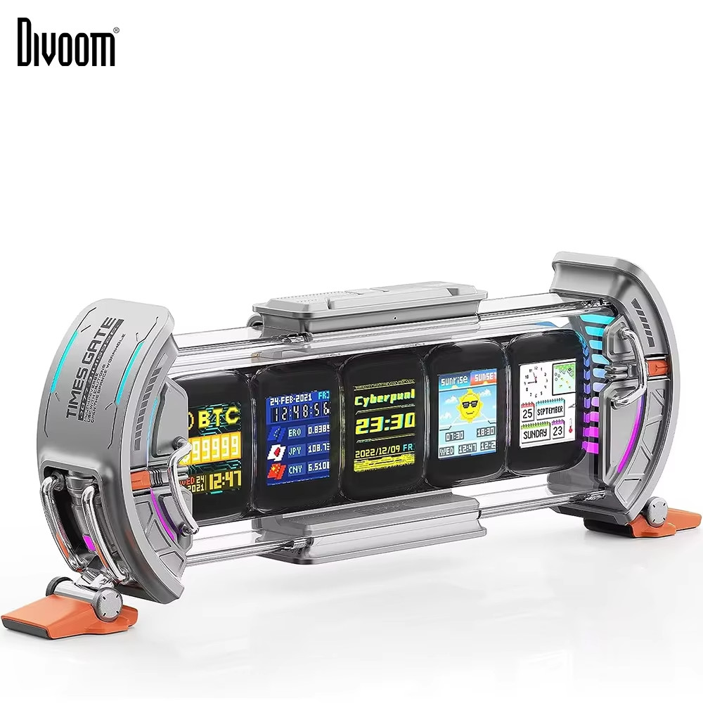 Jual Divoom Times Gate Gaming Room Setup Digital Clock with Smart APP ...