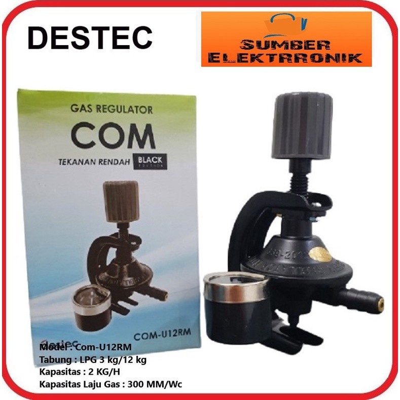 Jual Destec Regulator Gas Com-U12R Pengganti Destec 201 (Meter dan Non ...