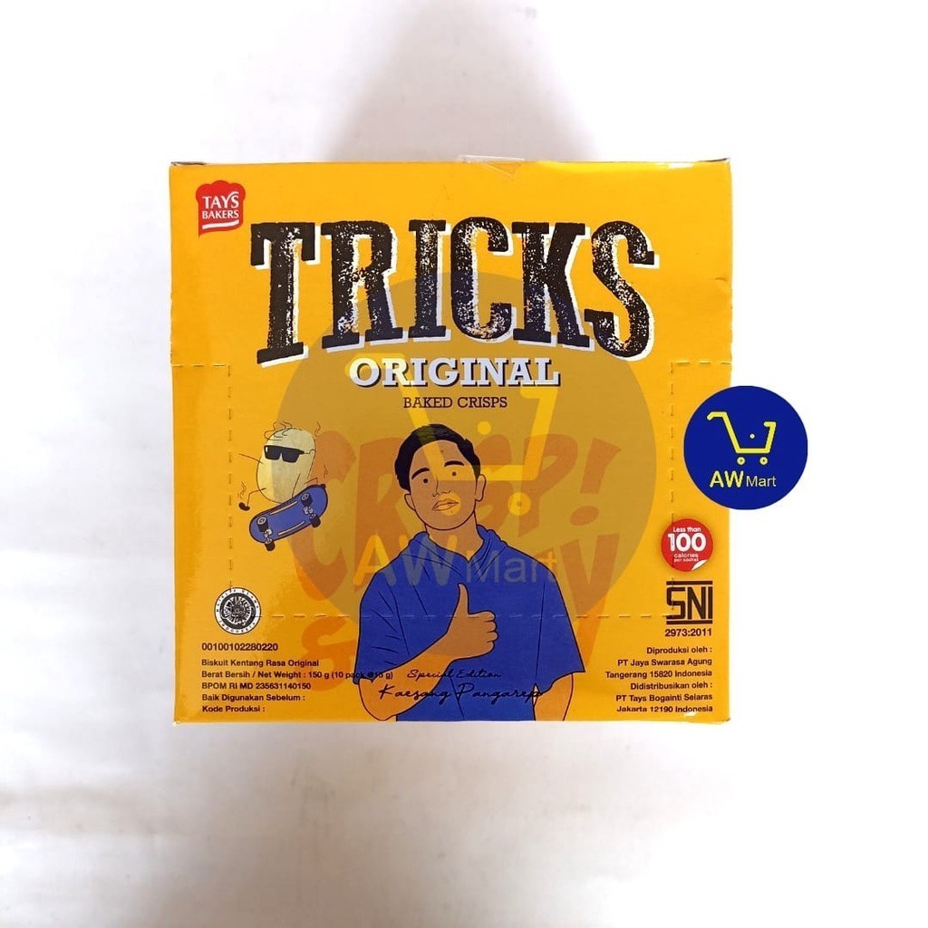 Jual TRICKS BISKUIT KENTANG BOX 150 GRAM ISI 10 PACK - ALL VARIAN ...