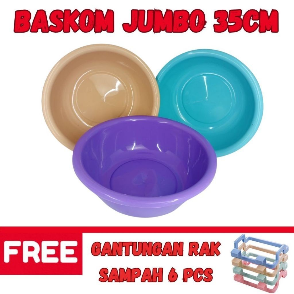 Jual TK Baskom Jumbo Waskom Premium Quality Ukuran 35 Cm 1 Pcs Random ...