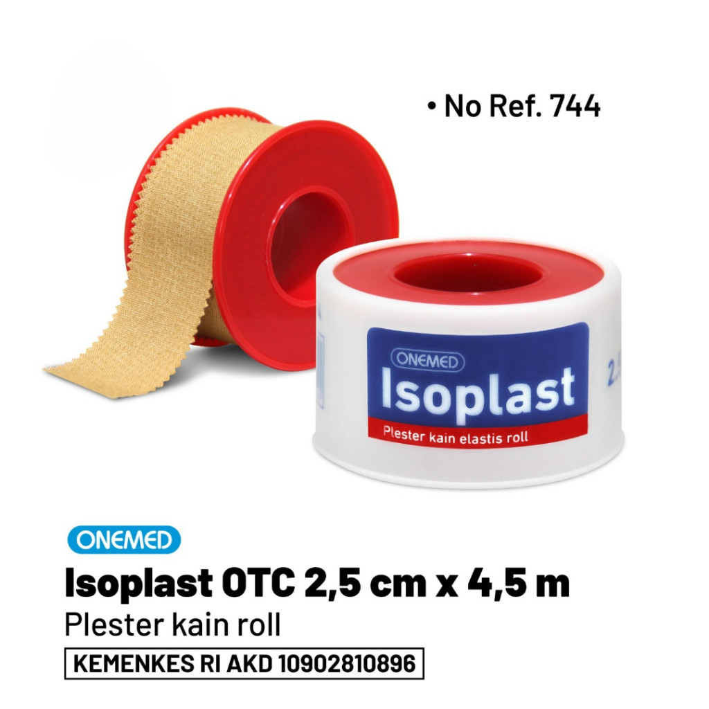 Jual Isoplast OTC Plester Coklat Roll 2,5 cm x 4,5 m – Mirip Hansaplast ...