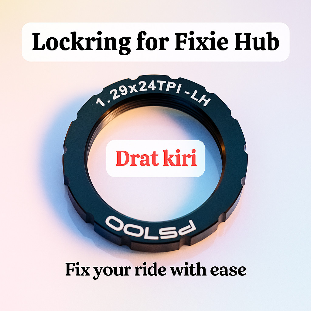 Jual Lockring Pengunci Hub Fixie Polso COG Sprocket Gear Freehub Female ...