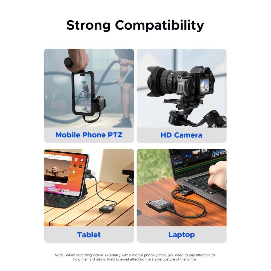 ORICO XAM2-G2 enclosure M.2 2230 dengan kabel 2-in-1 USB-C dan casing alloy