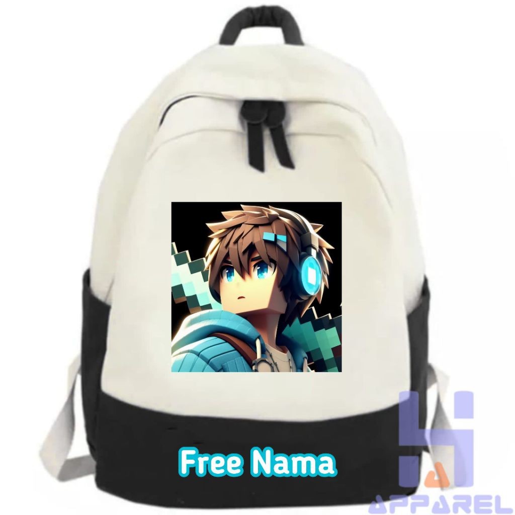 Jual TAS RANSEL ANAK KARAKTER TEGUH SUGIANTO YOUTUBER FREE NAMA - TAS ...