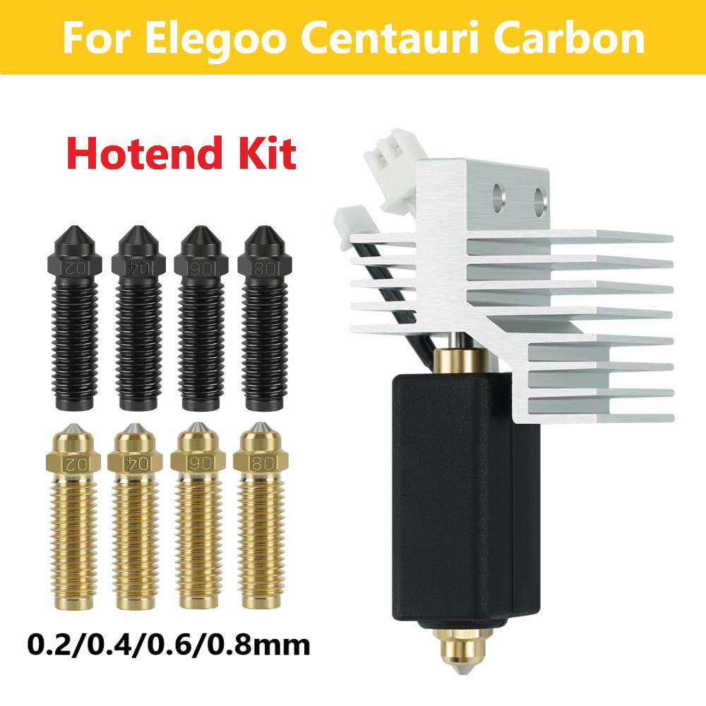 Kit Hotend De Remplacement Pour Imprimante 3D Centauri - Buse Bimétal 0.4mm 60W, Neuf Générique
