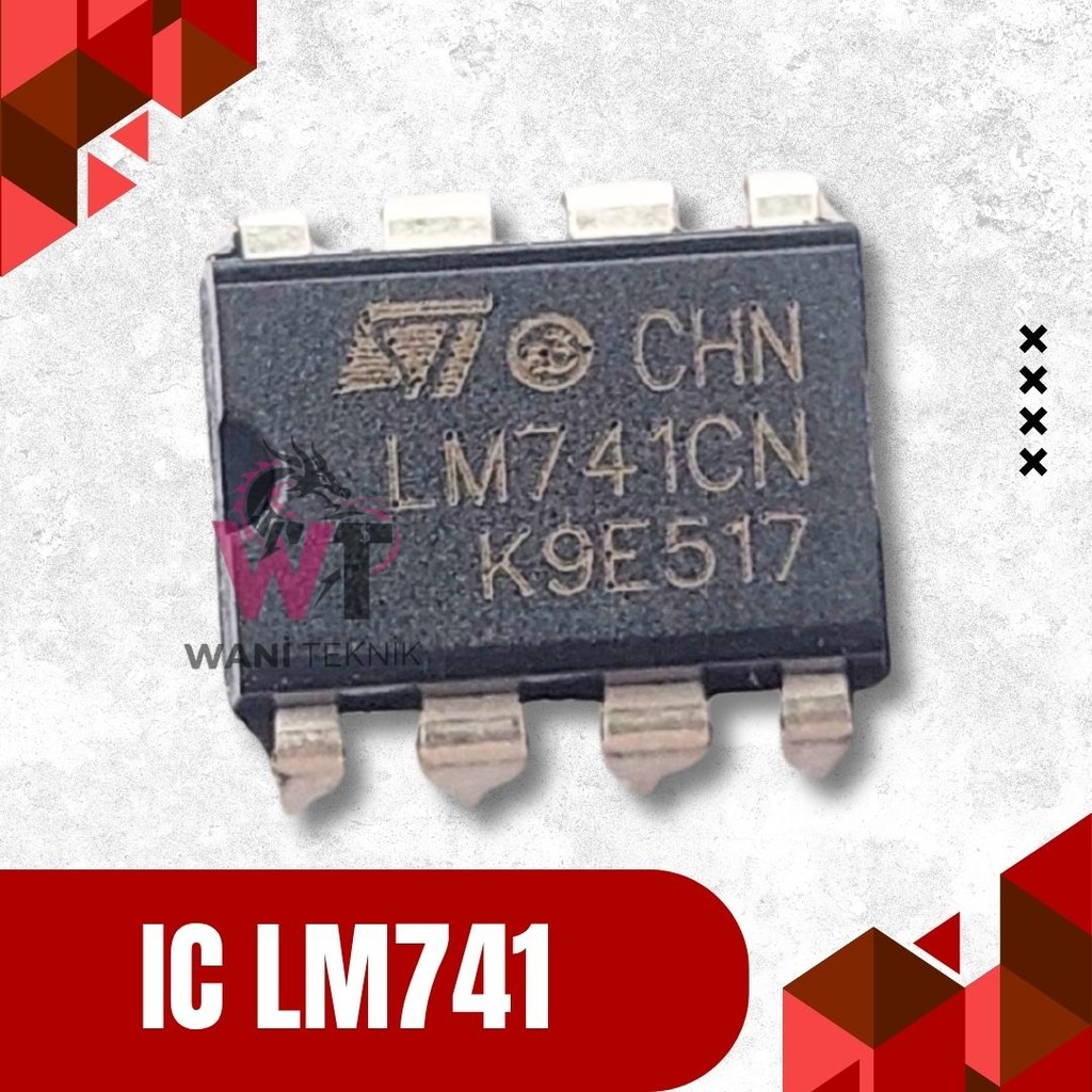 Jual IC UA741 LM741 Operational Amplifier untuk Filter dan Preamp Audio ...