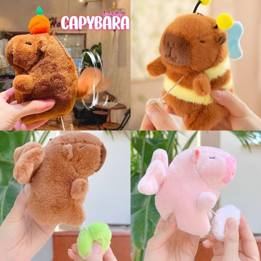Jual Gantungan Kunci Cappy Bara Keychain CapyBara CappyBara Gantungan ...