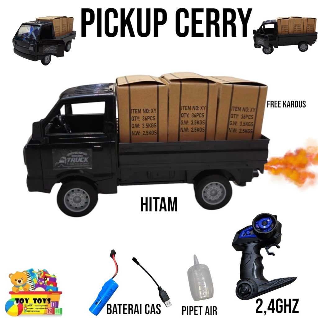 Jual SJT - Mobil remote control Pickup Dan Box Dengan Efek Asap ...