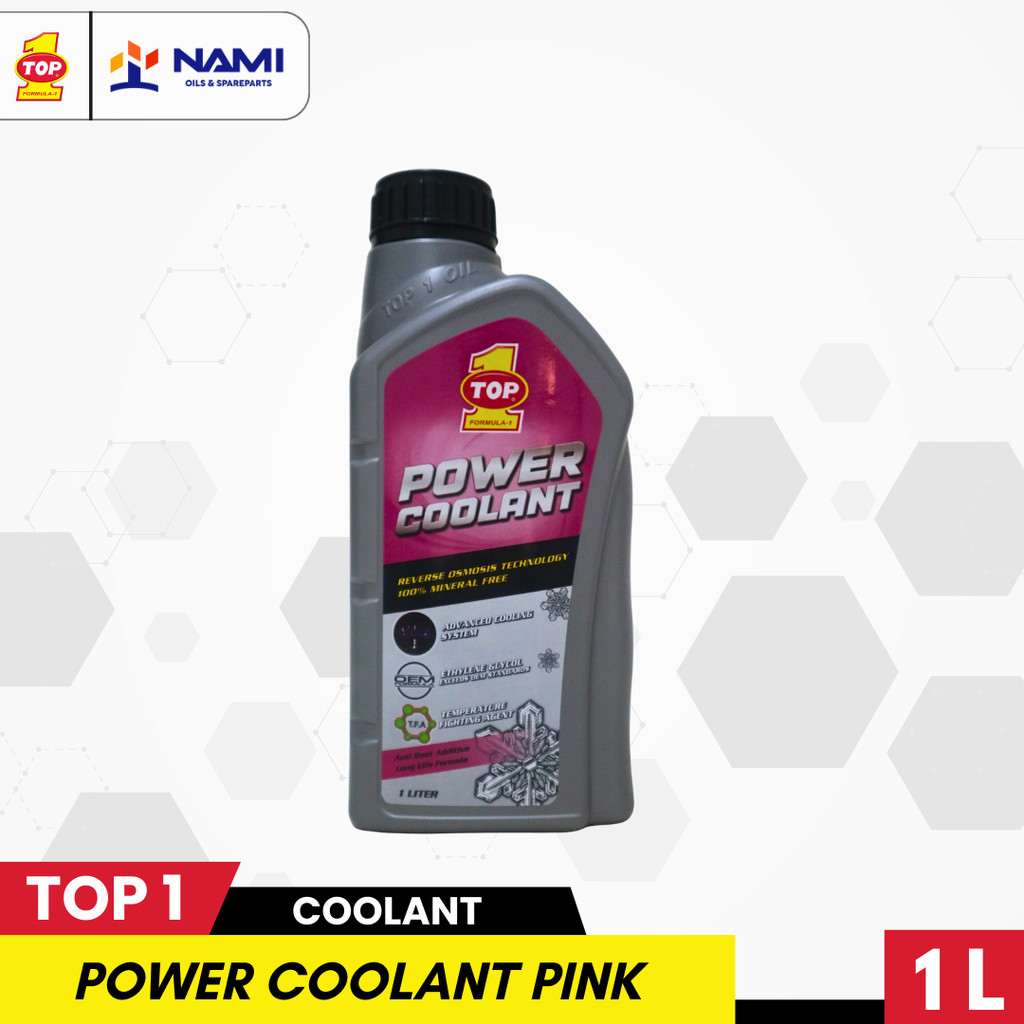 Jual *TOP 1 POWER COOLANT PINK (1L)* Radiator coolant - Original ...