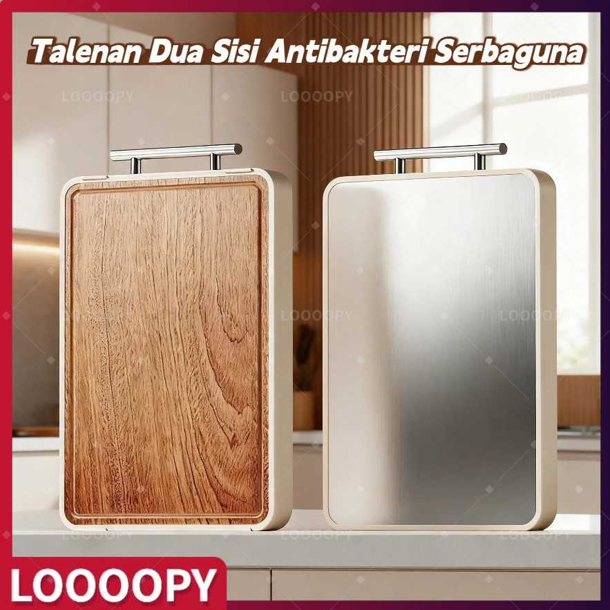 Jual LOOOOPY Talenan Dua Sisi Antibakteri Serbaguna / Talenan ...