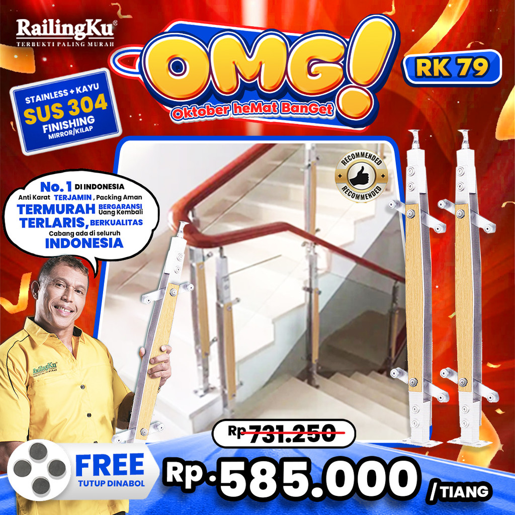 Jual Railing Tangga Stainless Nature Desain Railingku [OMG!] RK 79 ...