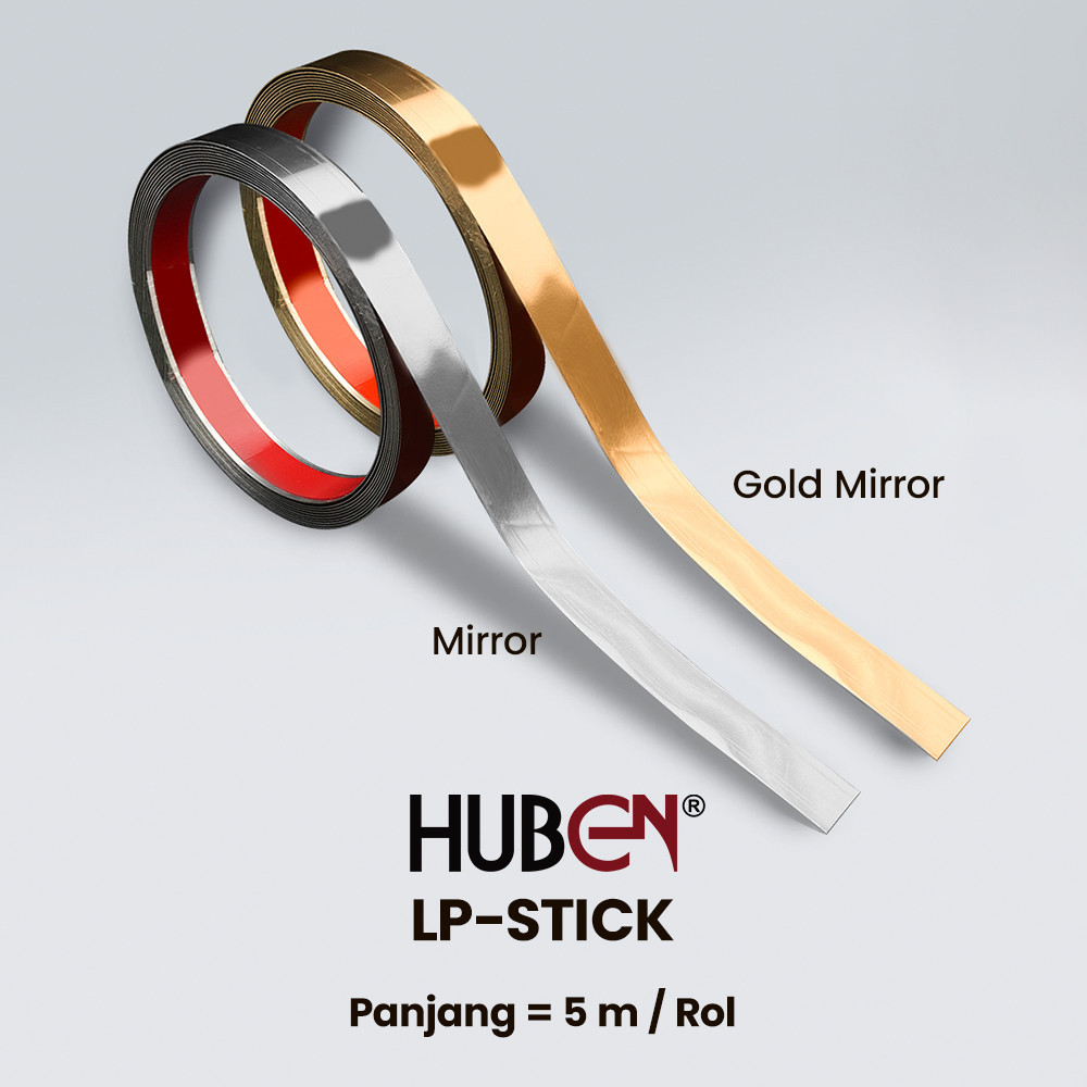Jual List Plat Sticker Stainless Steel Gold Mirror | Sticker Plat ...