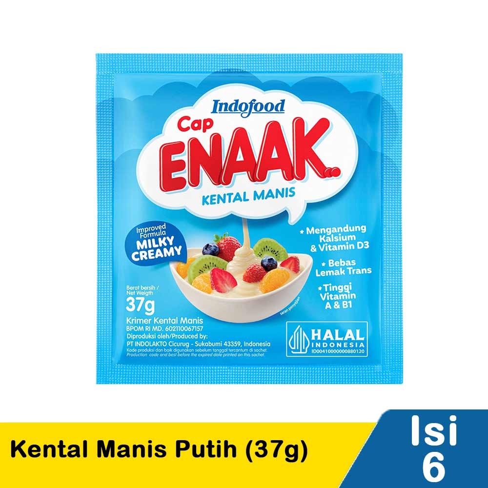 Jual CAP ENAK KENTAL MANIS PUTIH 6X37g | Shopee Indonesia