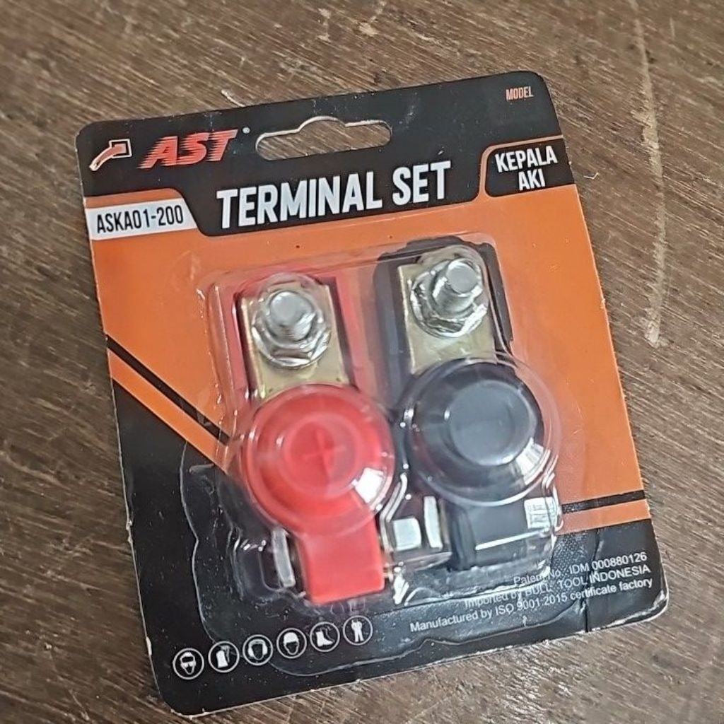 Jual Kepala Aki Mobil Terminal Set Kuningan Besar N70 Sama Penutup ...