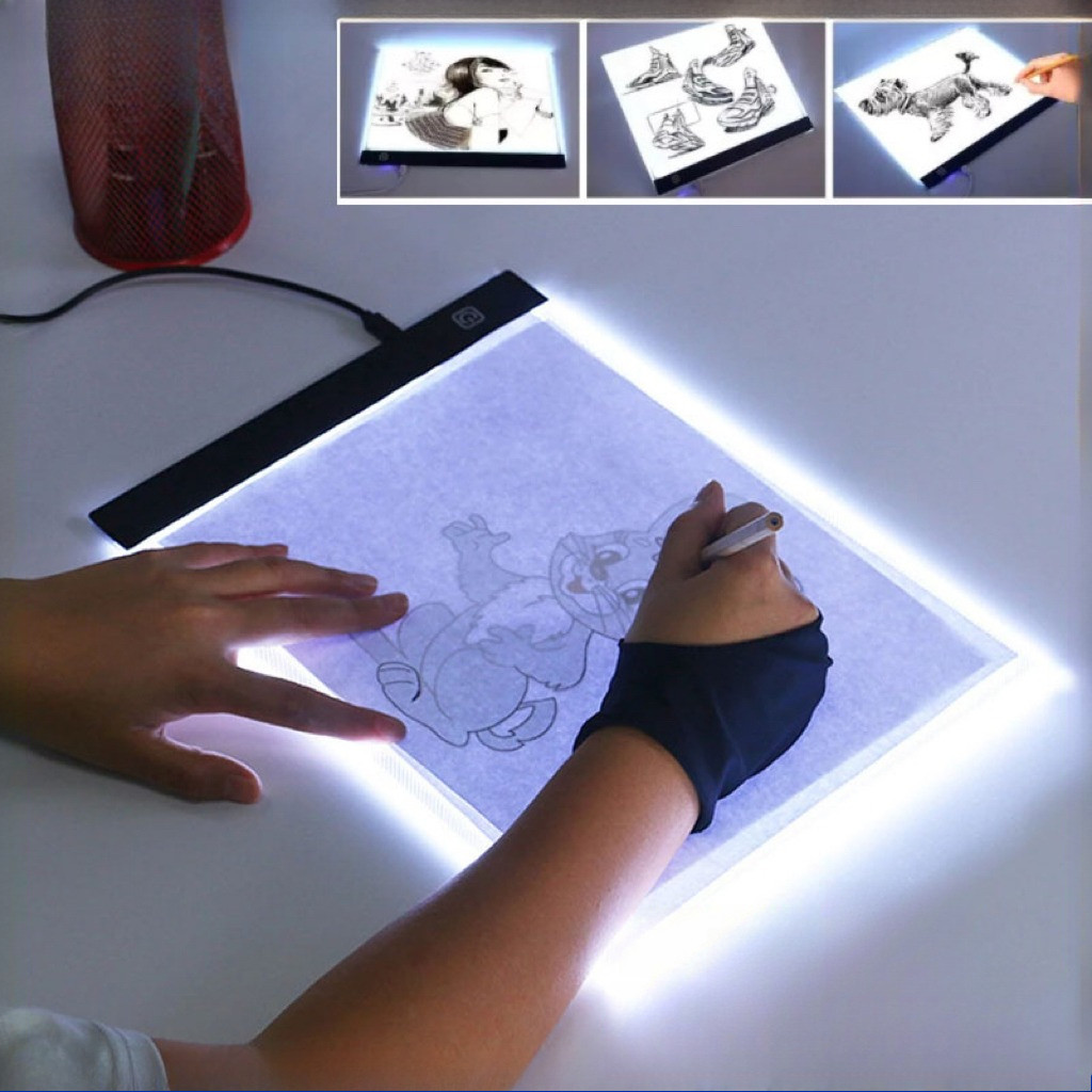 Jual A3/A4 LED Drawing Tracing Board Stensil Board Papan Jiplak Gambar ...