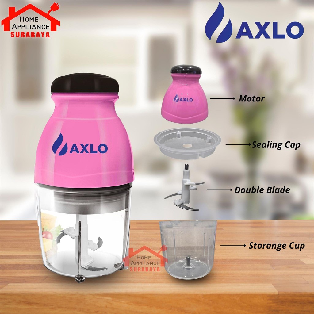 Jual Axlo Food Chopper Multifungsi 1.2 Liter A-977 - Gilingan Blender ...