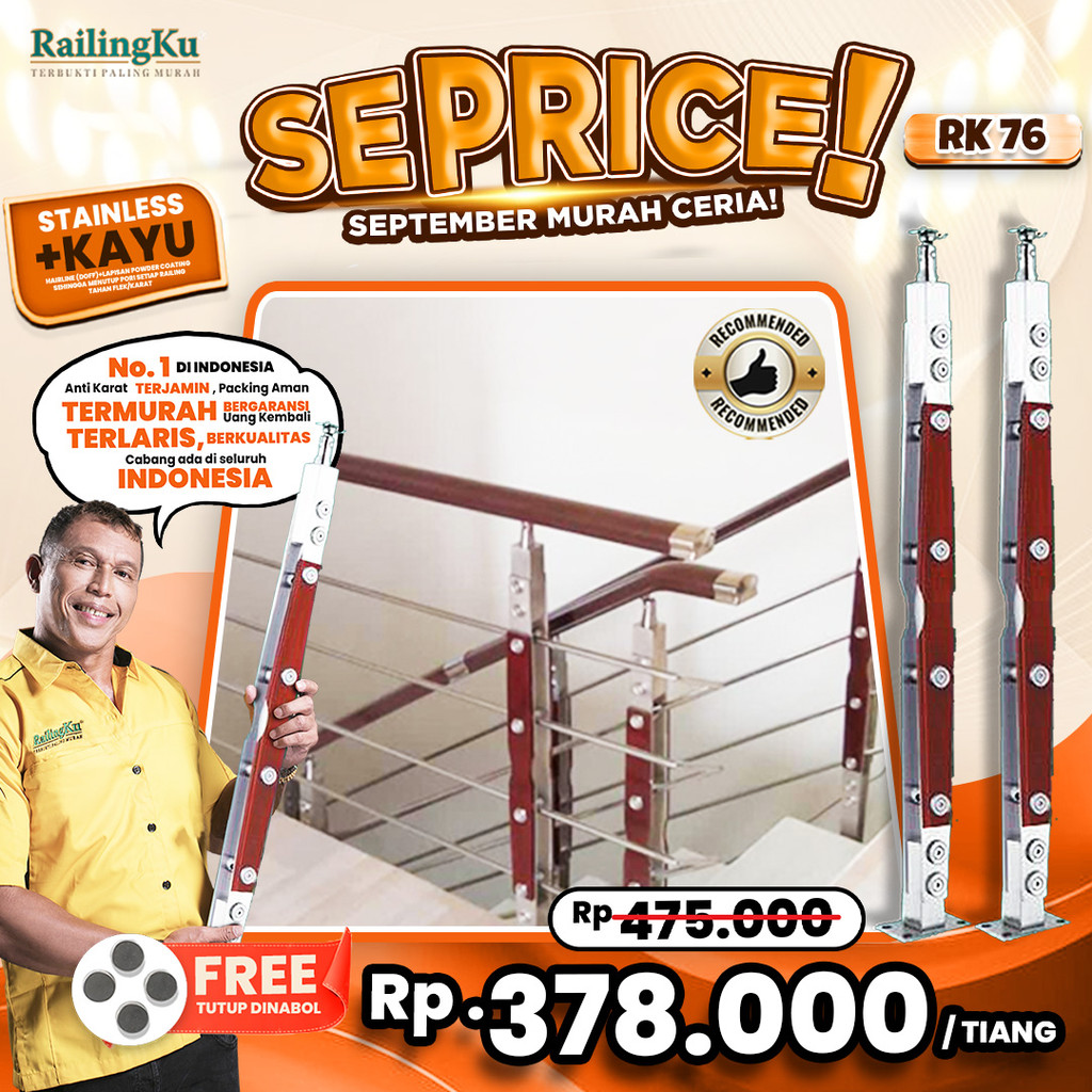 Jual Railing Tangga Stainless Nature Desain Railingku [SEPRICE!] RK 76 ...