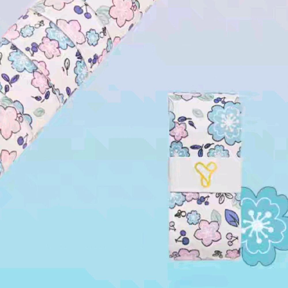Jual over grip garden floral grip bloom blue lily flower overgrip ...