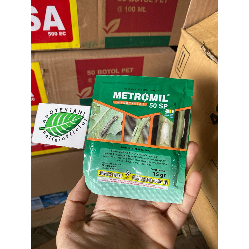 Jual METROMIL 50 SP 15 GRAM INSEKTISIDA ( Metomil 50% ) | Shopee Indonesia