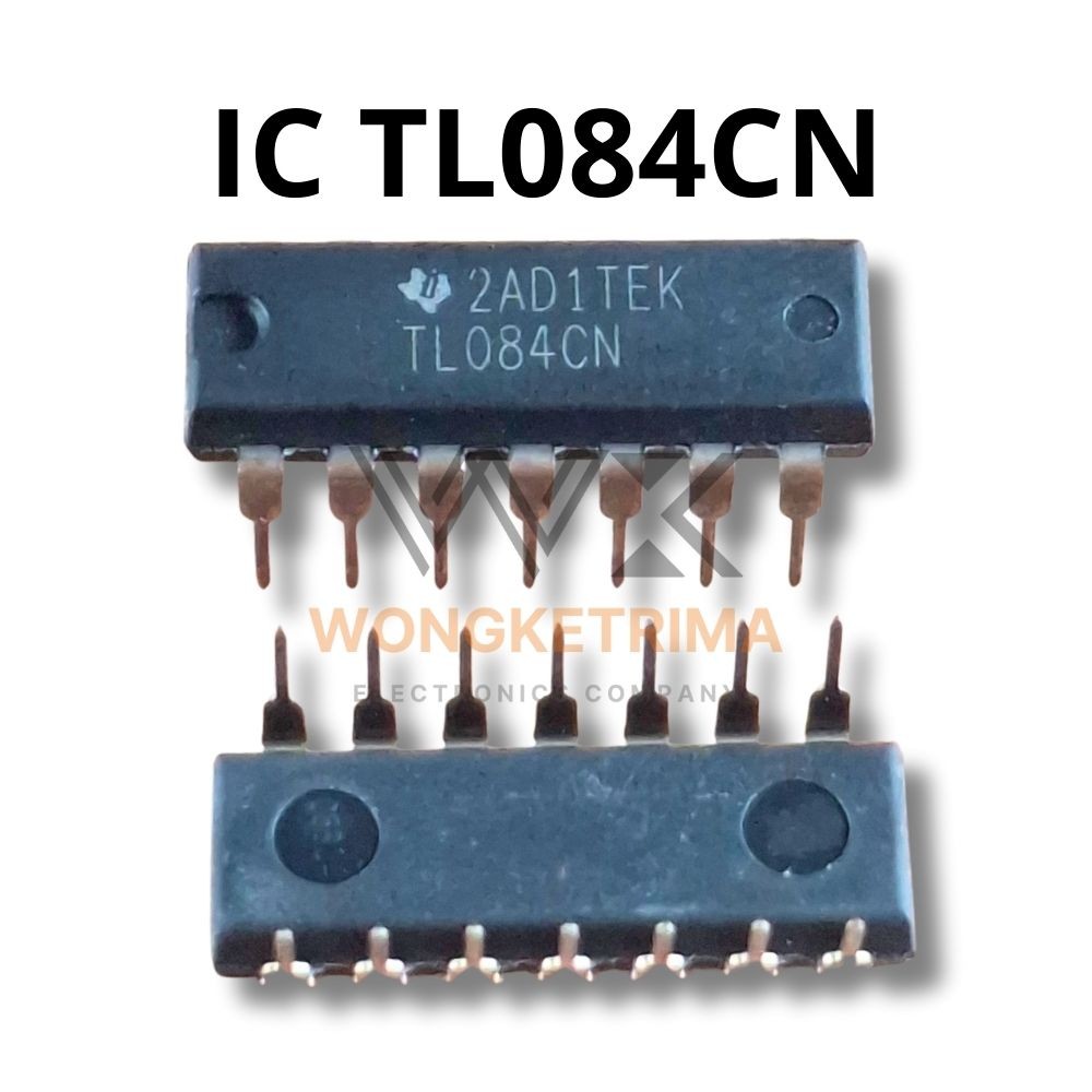 Jual IC TL084CN – TL 084 Op-Amp Quad JFET Low Bias DIP-14 | Shopee ...